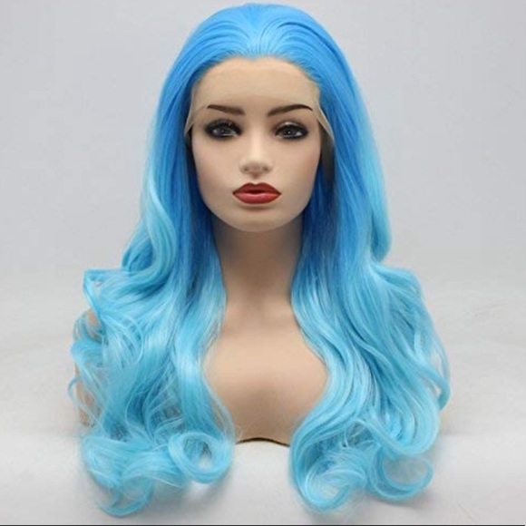💙Melody 2 24” SKY Blue Ombre LaceFront Wig * NWT* - Picture 1 of 8